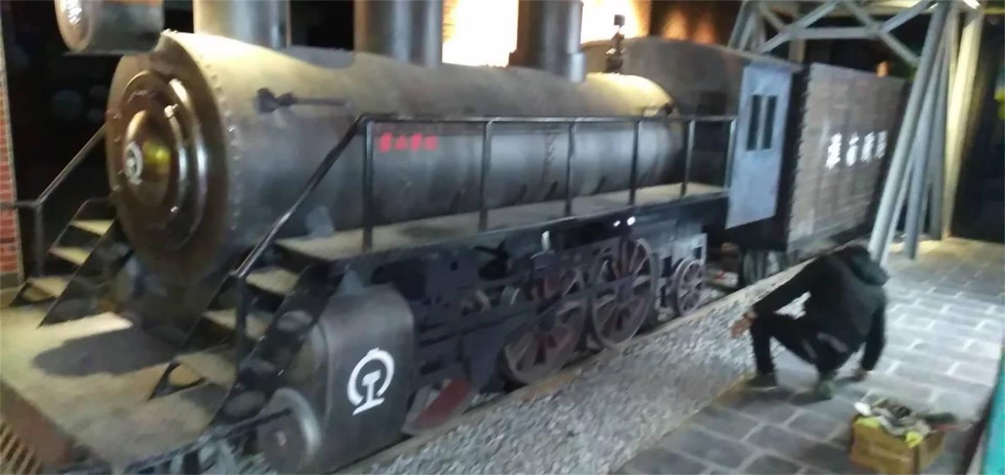 酒泉蒸汽火车模型